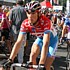 Frank Schleck bei der Ankunft der zweiten Etappe der Tour de Suisse 2006